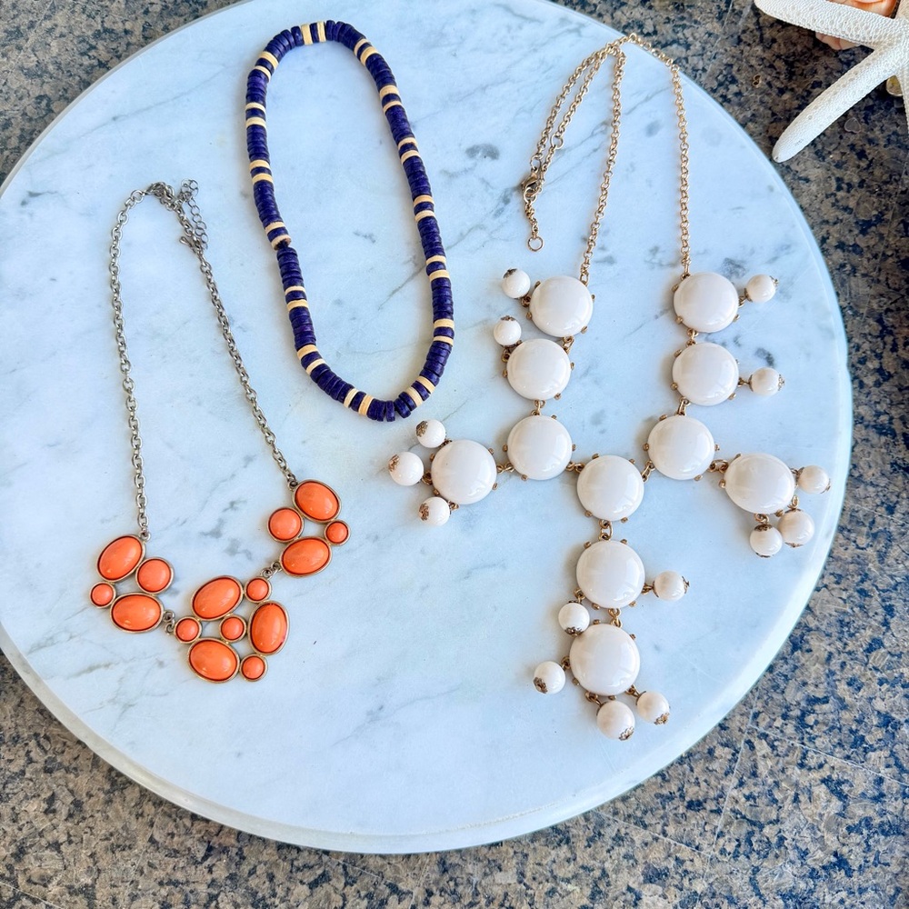 Bundle of 3 Statement Necklaces Set